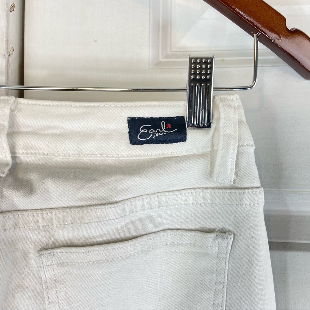 Earl Embroidered Hem Skinny Ankle Jeans - Picture 9 of 13